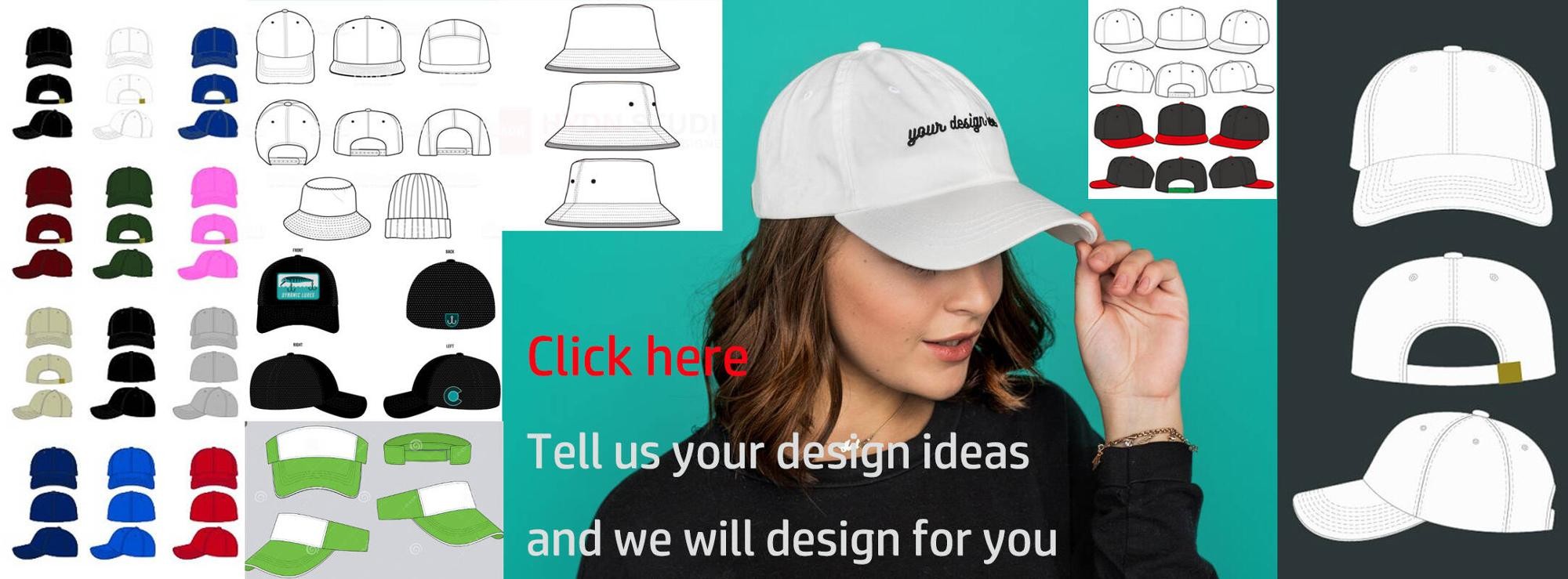 AZO Free Structured 3 Panel 100% Cotton Sun Visor Cap