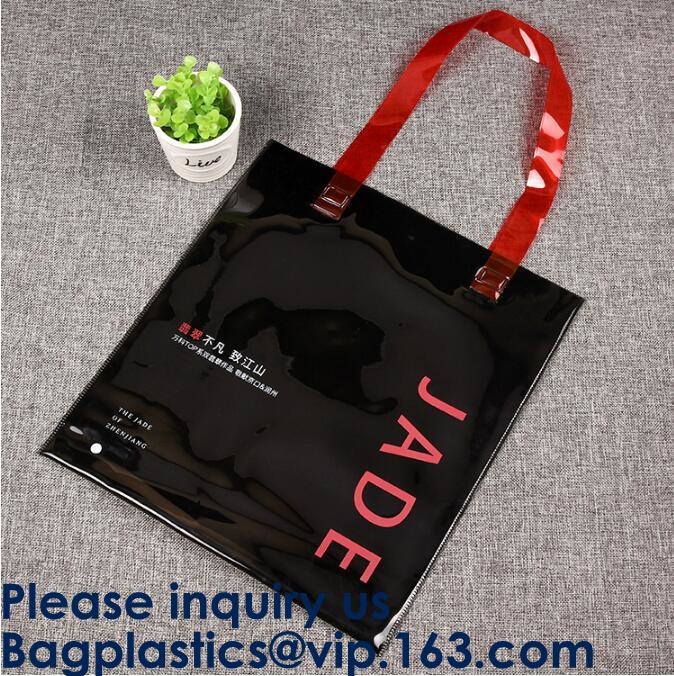 Promotional Pvc Shopping Bag Laser Tote Bag Handbag Waterproof Shopping Bag Glossy PVC Leather Bag PVC Woman Shopping Ba