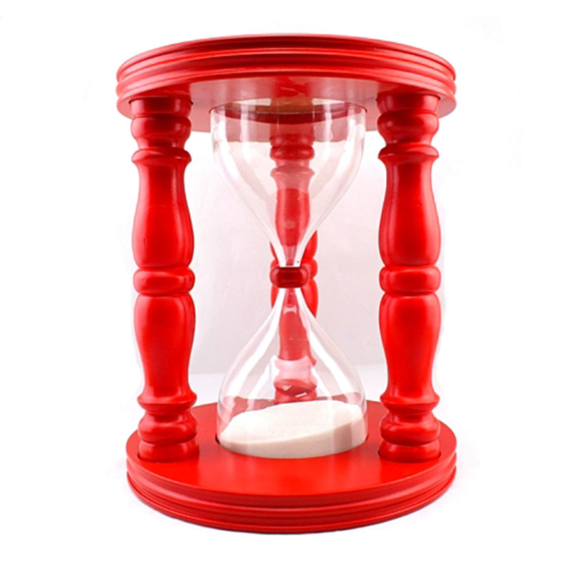 Luxury Wooden Hourglass 15 Minute - 24 Hour Glass Timer Logo Customized