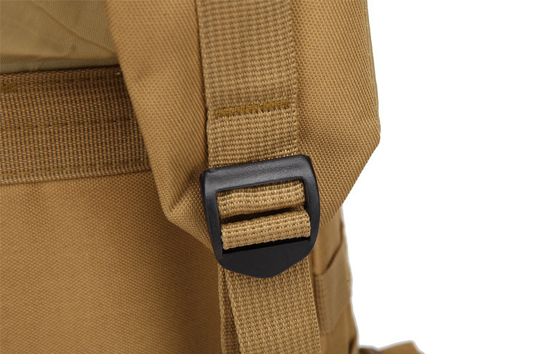 600D Oxford Tan Military Tactical Backpack 55L Molle System