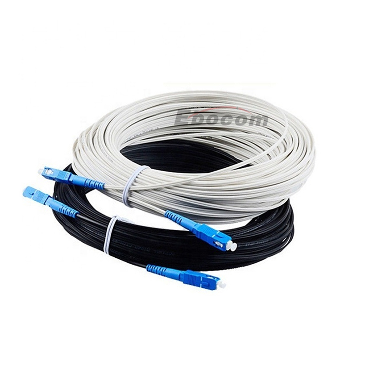 SC/UPC-SC/UPC Ftth Pre-connection drop cable Simplex Outdoor G657A1 50m 100m Patch Cord