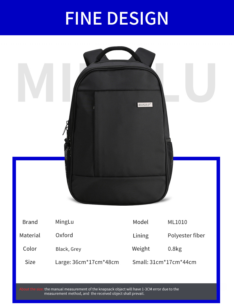 Factory high quality custom logo waterproof and anti theft school bag 15.6 inch Business Laptop Backpack