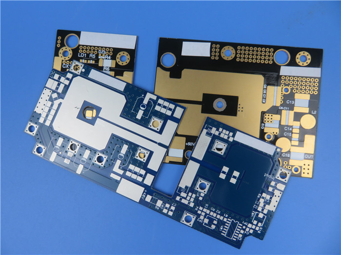 RF-60TC PTFE Based 60mil Coating RF Circuit Board Hasl Surface Finish