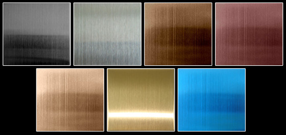 Customized Gold Color ASTM A240 SUS316L Brush Finish Cold Rolled Stainless Steel Metal Sheet