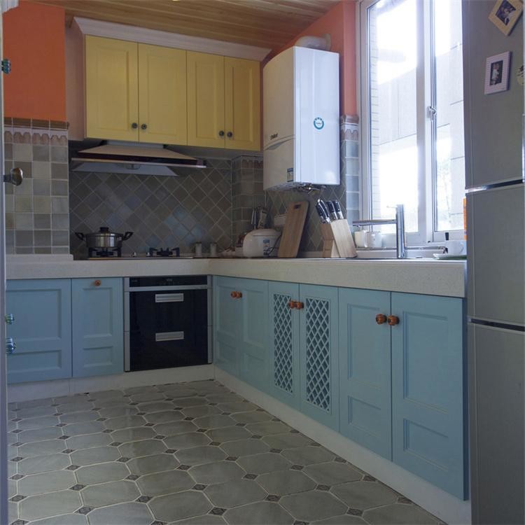 Customized Size Luxury Countertop Pantry Cabinet With Particle Board Door