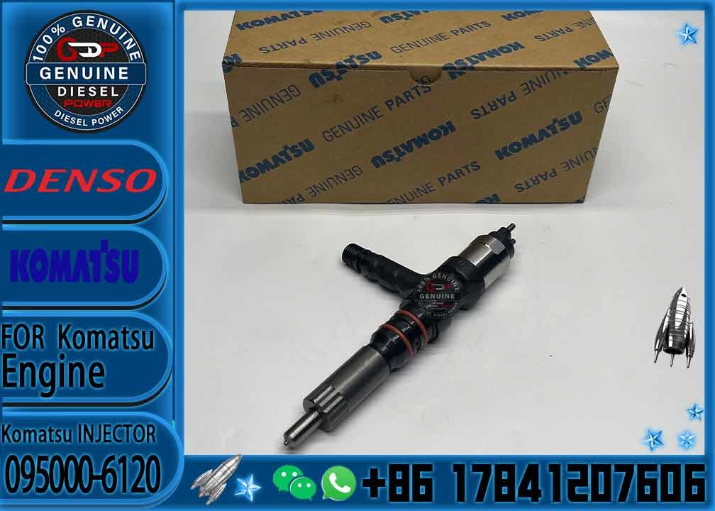 Common rail 095000-6120 Common rail injector 095000 6120 is applicable to Komatsu engine 6261-11-3200 injector