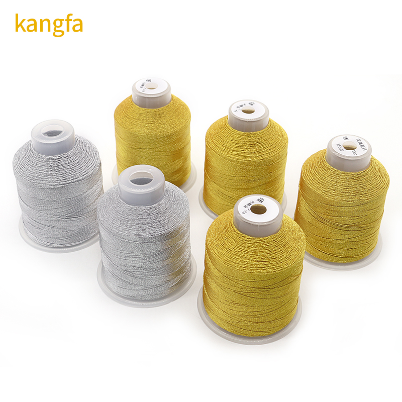 100g Gold And Silver Silk Muti-strands Polyester Metallic Yarn Thread for DIY Embroidery