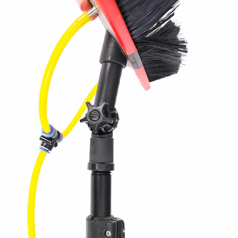 33ft Carbon Fiber Water Fed Pole For High-rise Windows Easy To Use ODM