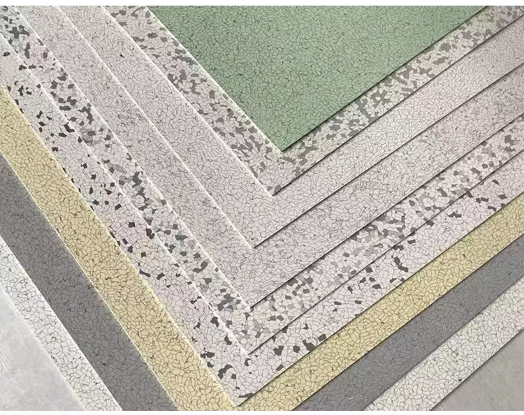 Conductive PVC ESD Flooring Tile 10^4-10^6 Ohm Customizable