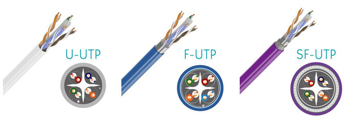 Unshield Bulk CAT6 Ethernet Cable 4 Pairs CCA Copper Clad Aluminum 1.0 HDPE Insulation