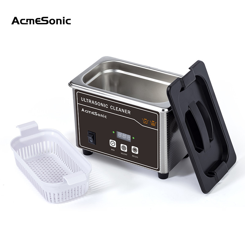 Portable Digital Ultrasonic Cleaner Small Capacity Ultrasonic Cleaner 0.8L