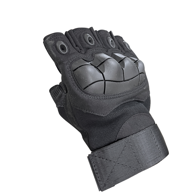 Half Finger Glove Anti-slip for Sport Hand Protection Puncture Resistant PU/Nylon/Fiber