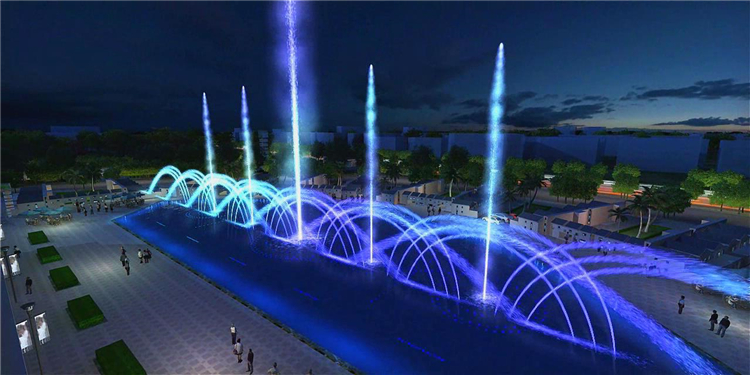 3D Swing Spray Digital Nozzle Big Lake Water Fountain Technical Support