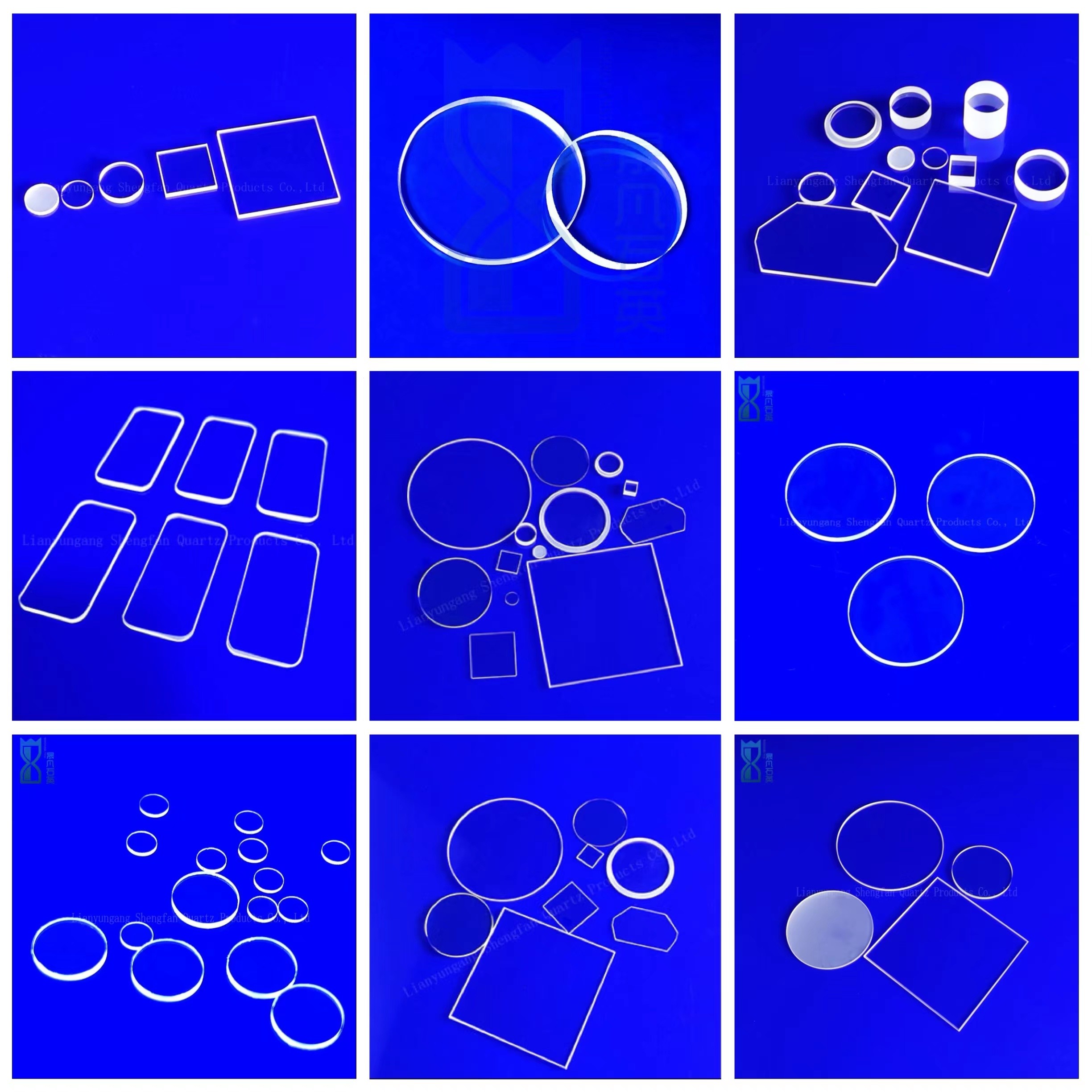 Wholesale Customized Optical Quartz Window Fused Silica Quartz Plate