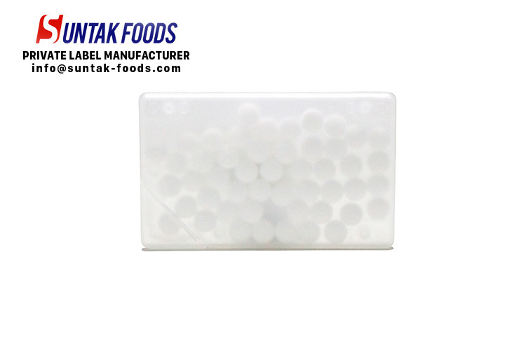Stock promotion sugar free peppermint flavor candy With PP Mintcard