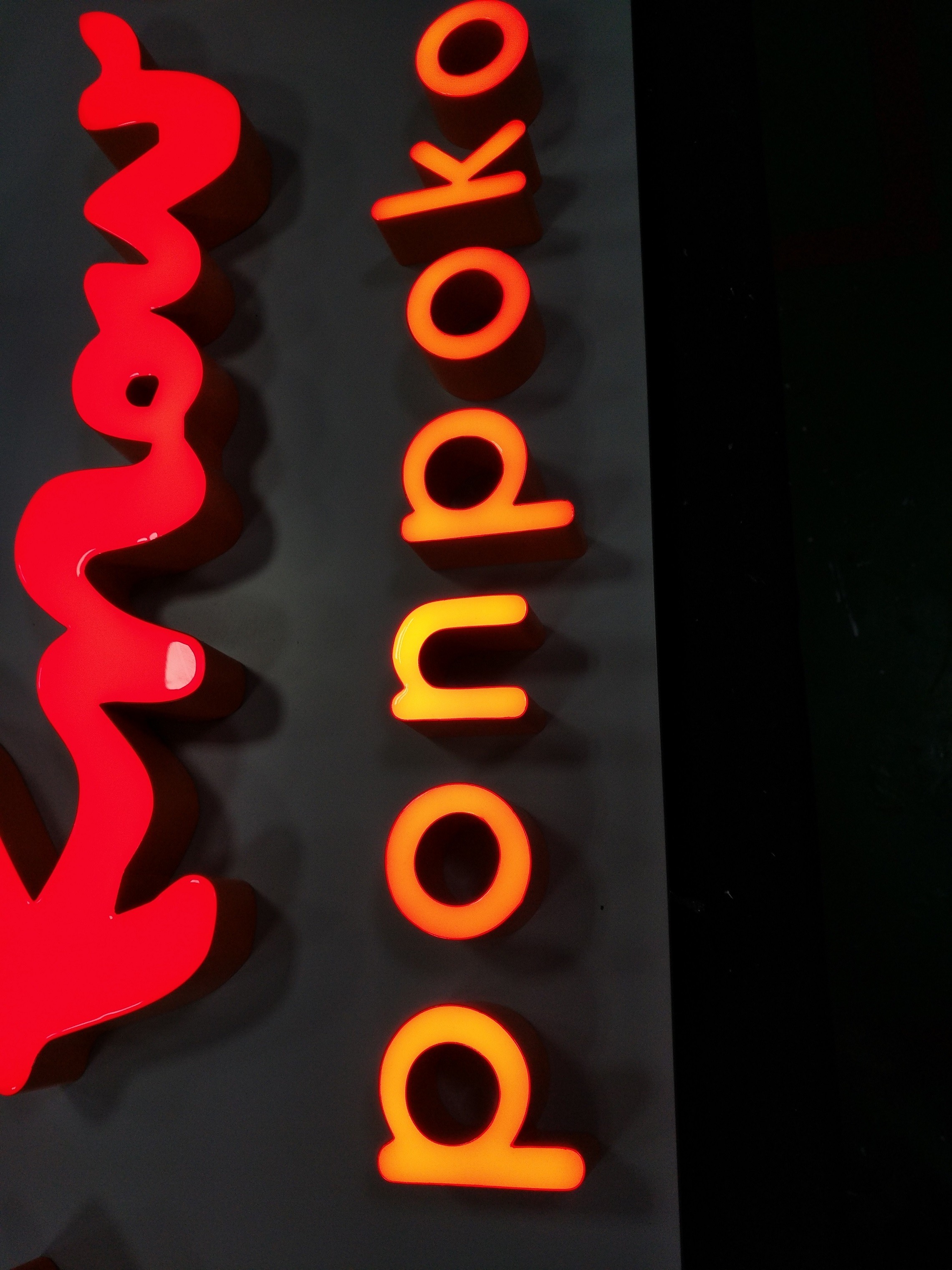 Building Facade UL Front Lit Channel Letter Sign Waterproof 120V 12mm