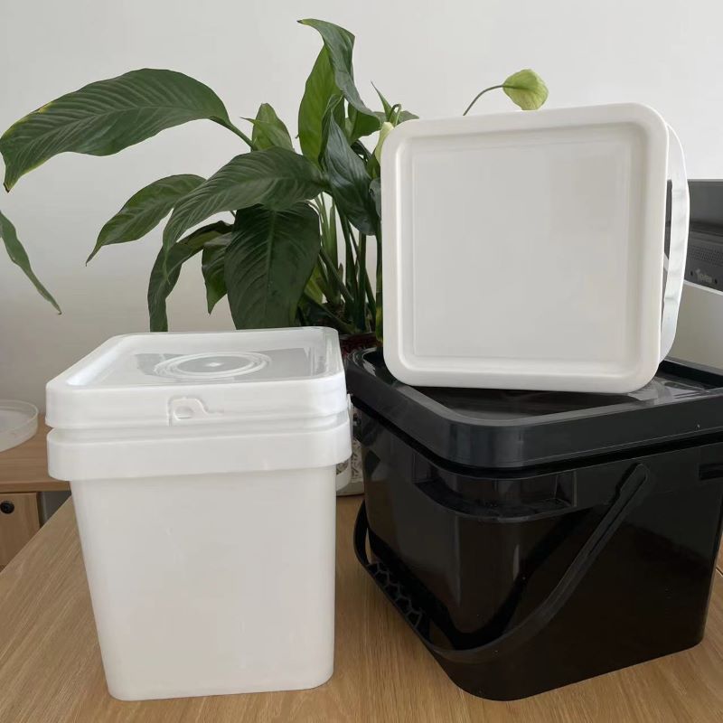 1L-5L Custom Round Metal Bucket Jar for Paint and Sauce Handle or Without Handle Option