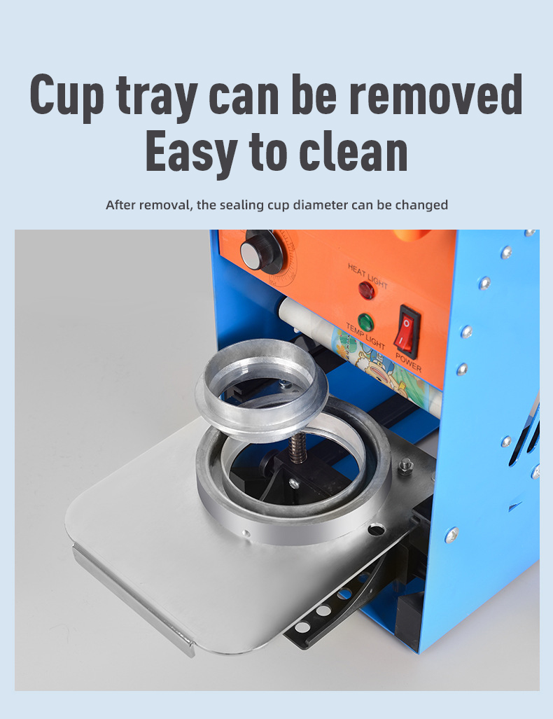 High Cost Performance Milk Tea Cup Sealer Machine with Adjustable Settings 8 KG Capacity
