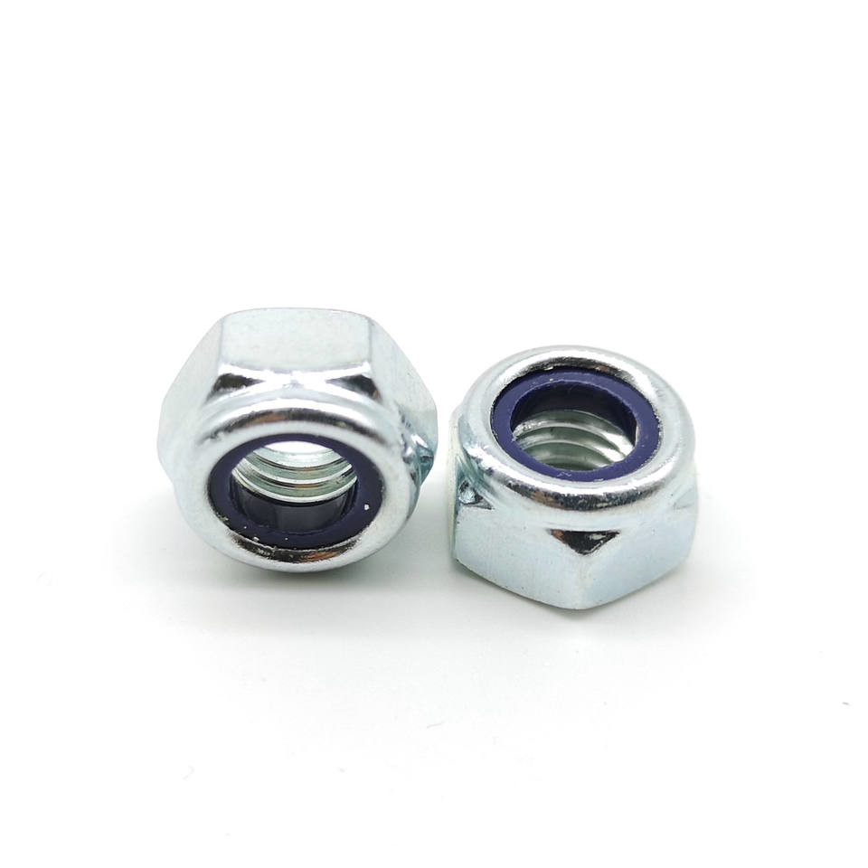 Hexagon Prevailing Torque Lock Nut DIN 980V Din 982 Lock Nuts Stainless Steel Hex Nuts