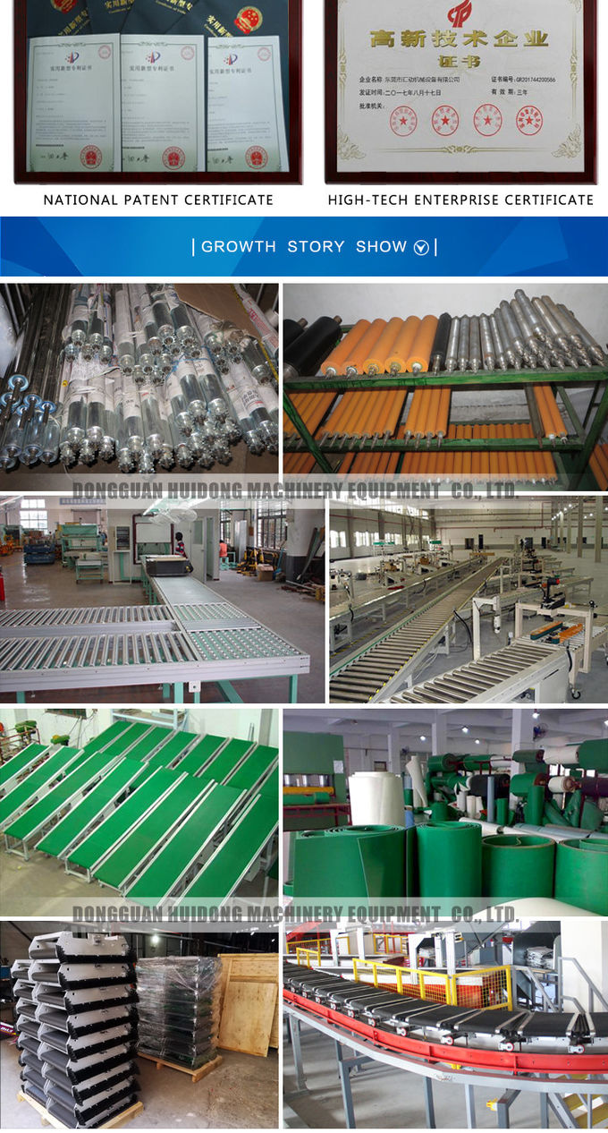 Flexible Gravity Roller Bed Conveyor , Lineshaft Pallet Roller Conveyor Fire Resistant