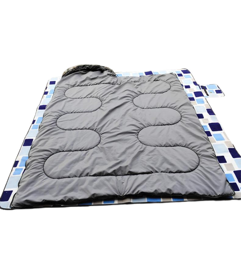 Thickened Winter Sleep Bag Envelope Style for Outdoor Warm Traveling Hiking