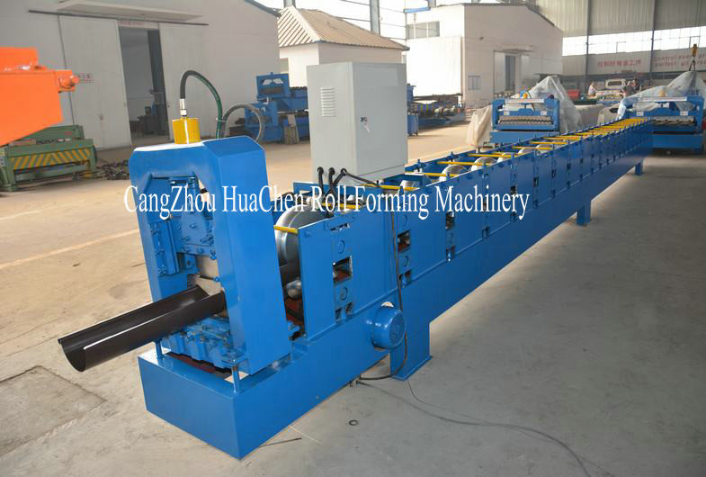 Rain water System Gutter Roll Forming Machine Making Semi-circle Shape DX51