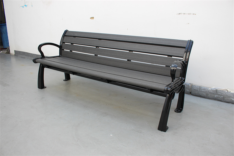 Waterproof Plastic Wooden Bench , Anti Rust Durable Wooden Garden Bench Seat