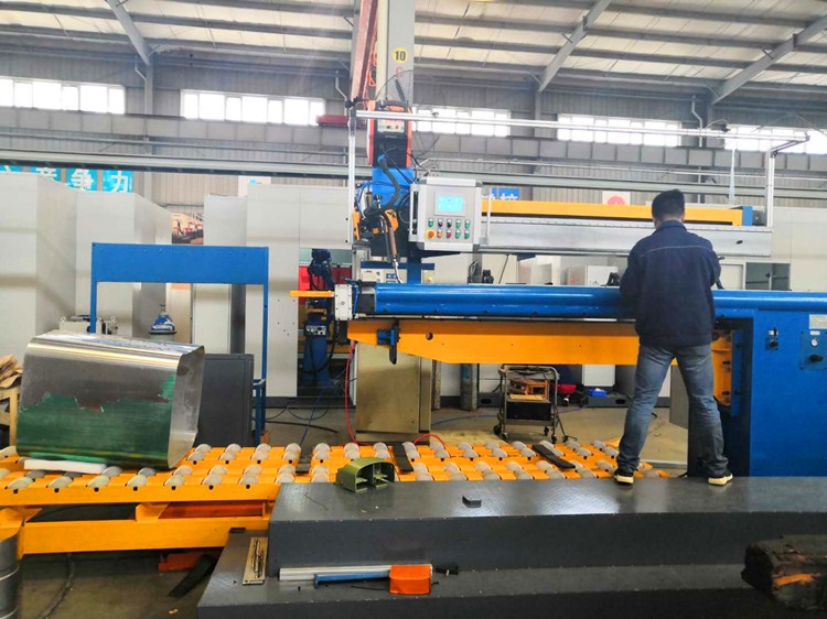 Heavy Duty Longitudinal Seam Welder 380V 60A Square Tube Welding Machine