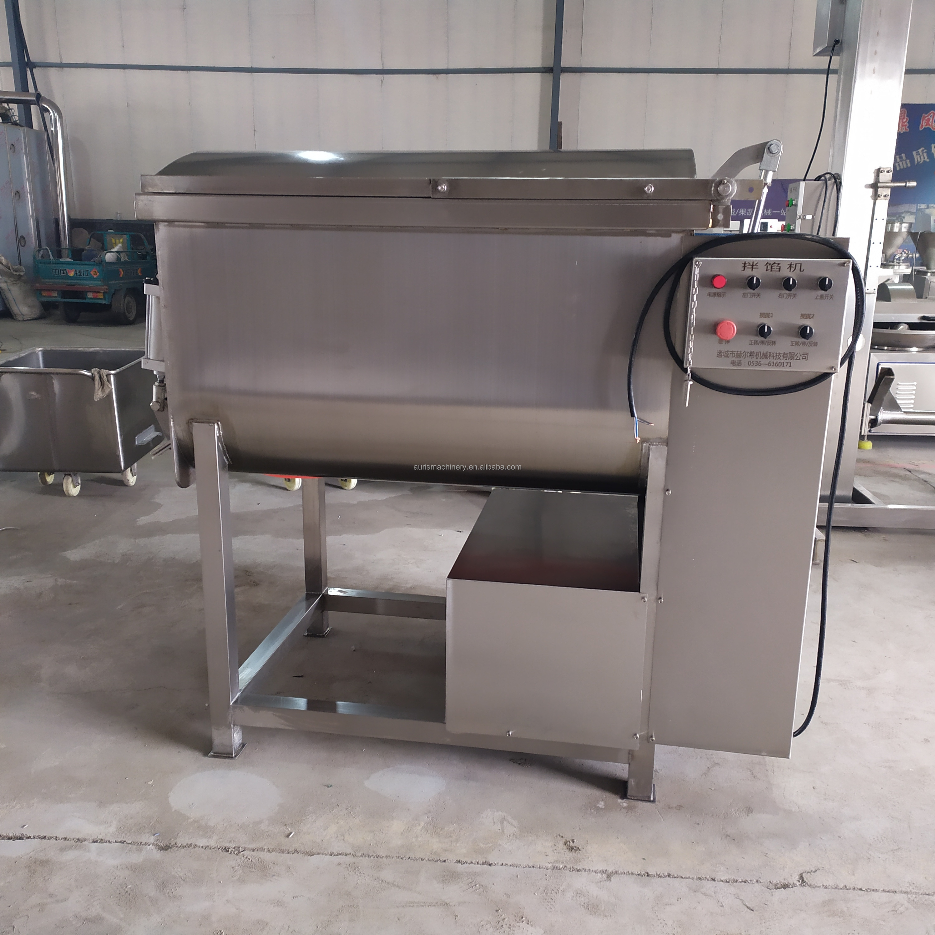 Industrial Meat Mixer Machine 304ss Sausage Production Line Machinery