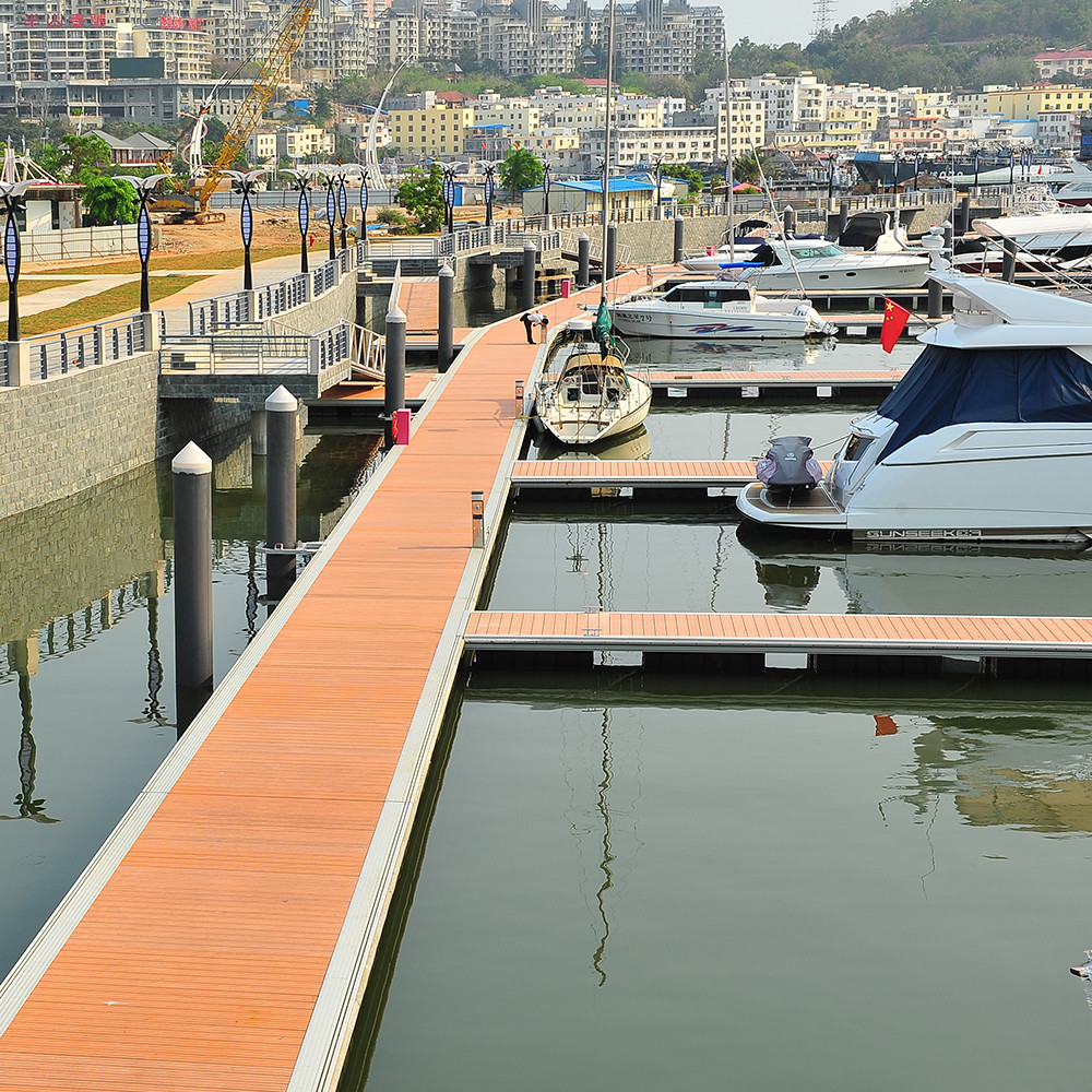 Aluminum Alloy 6061 T6 Yacht Floating Dock Sliver Painting Or Galvanized Floating Pontoon Bridge