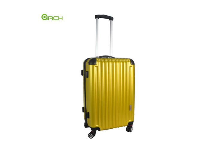 TSA Lock Dual Spinner Wheels Trolley PET Travel Luggage