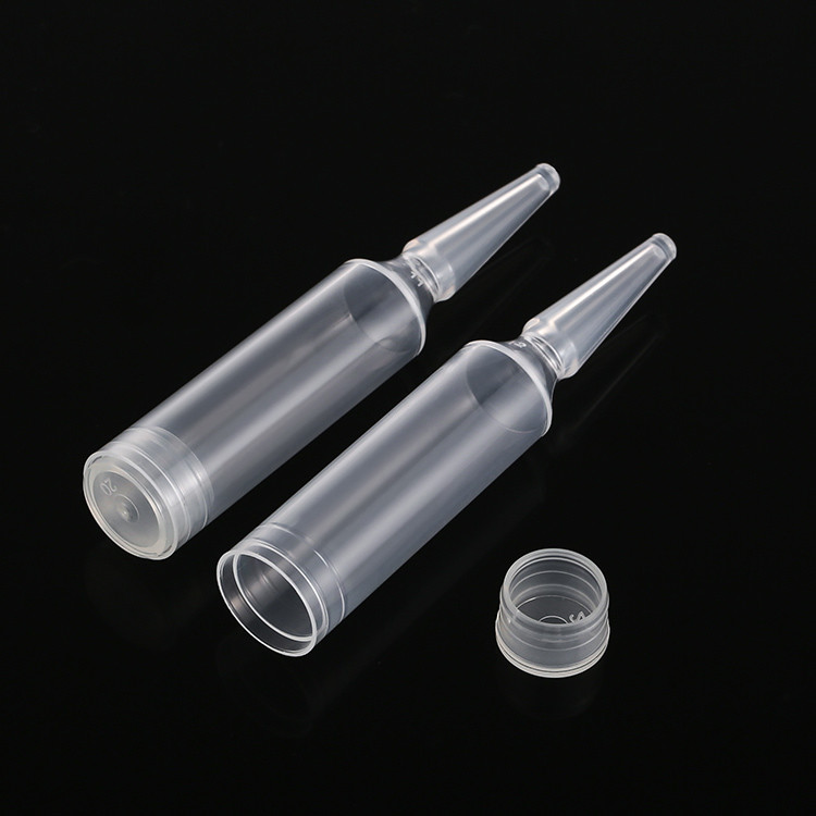 Serum Plastic Ampoule Packaging , Small Empty Lotion Bottles 16mm Diameter