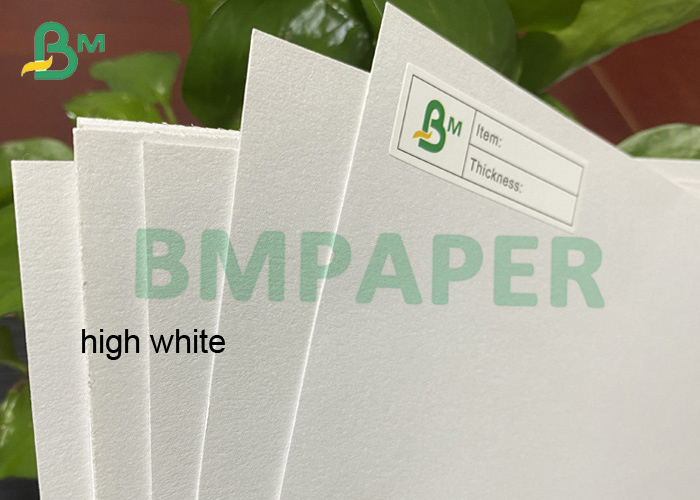 High white absorbent paper