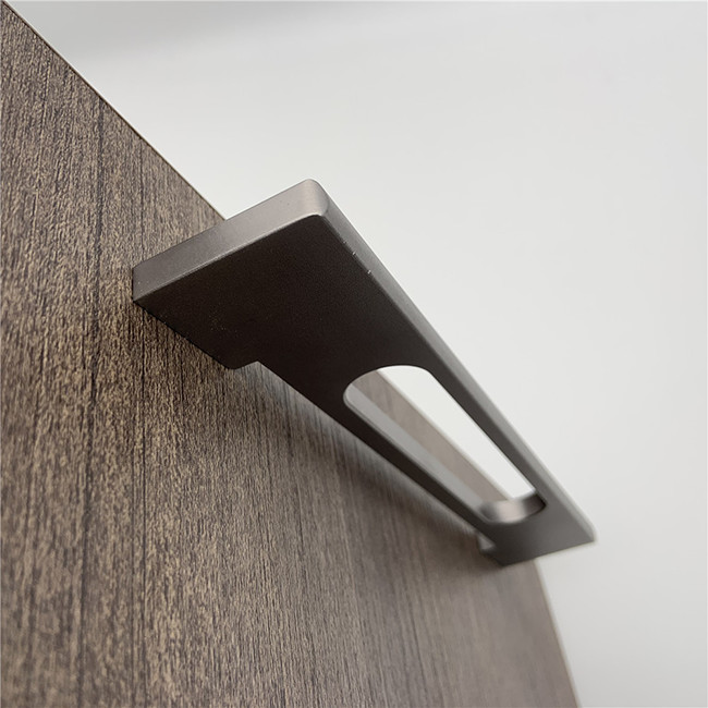 Gold 347mm Exposed Modern Kitchen Cabinet Handles