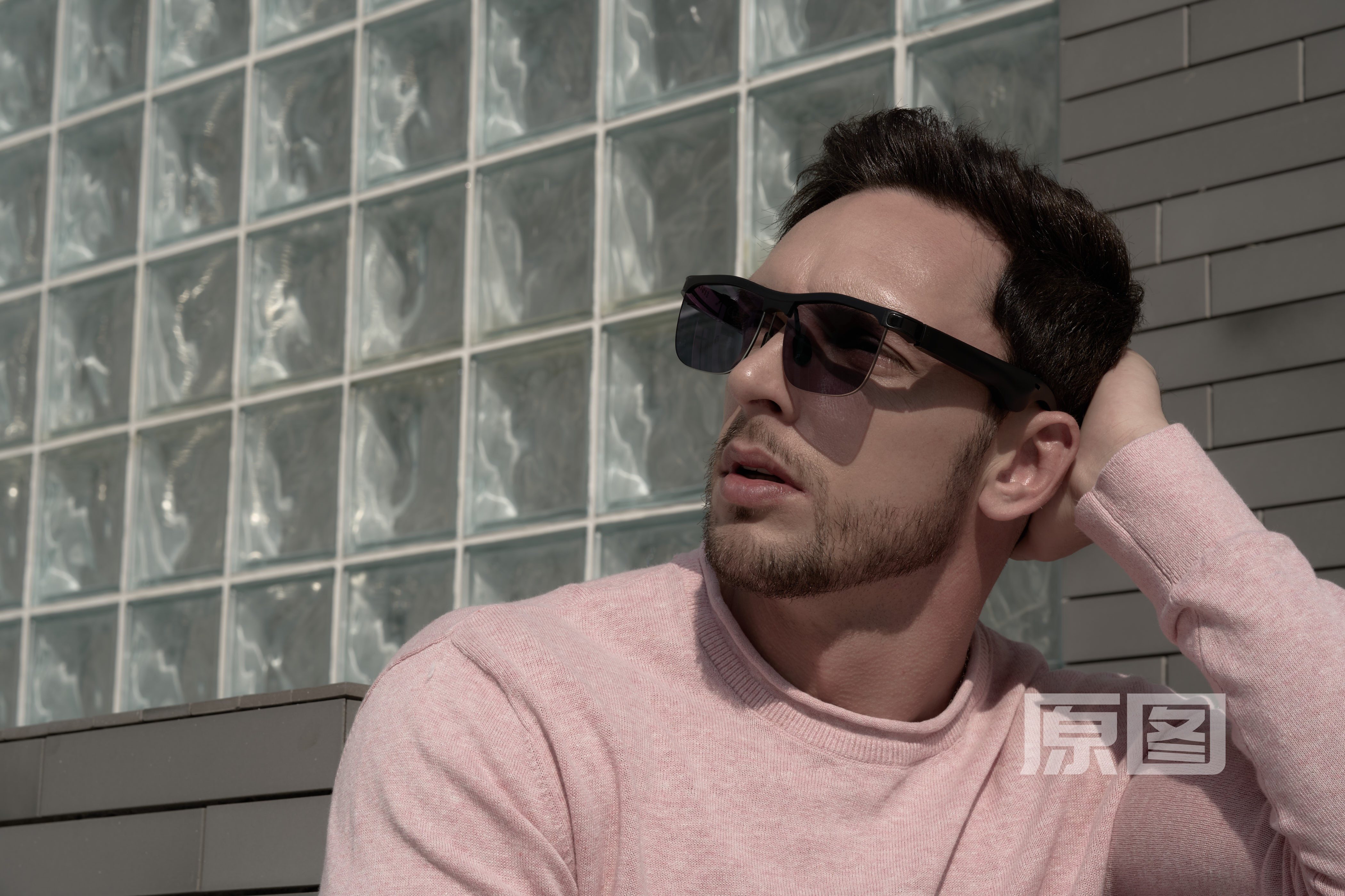 2021 Latest 5.0 Technology Intelligent Bone Conduction Calling Phone Listen Music With Intelligent Music Glasses