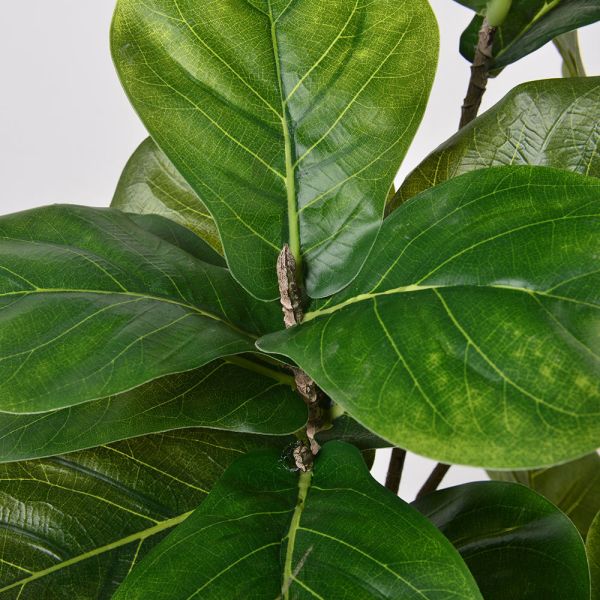 artificial fiddle leaf fig plant , 4ft/5ft/6ft/7ft Ficus Lyrata Fake Tree Artificial Tree Indoor Decor for Home Office Living Room Decoration Modern