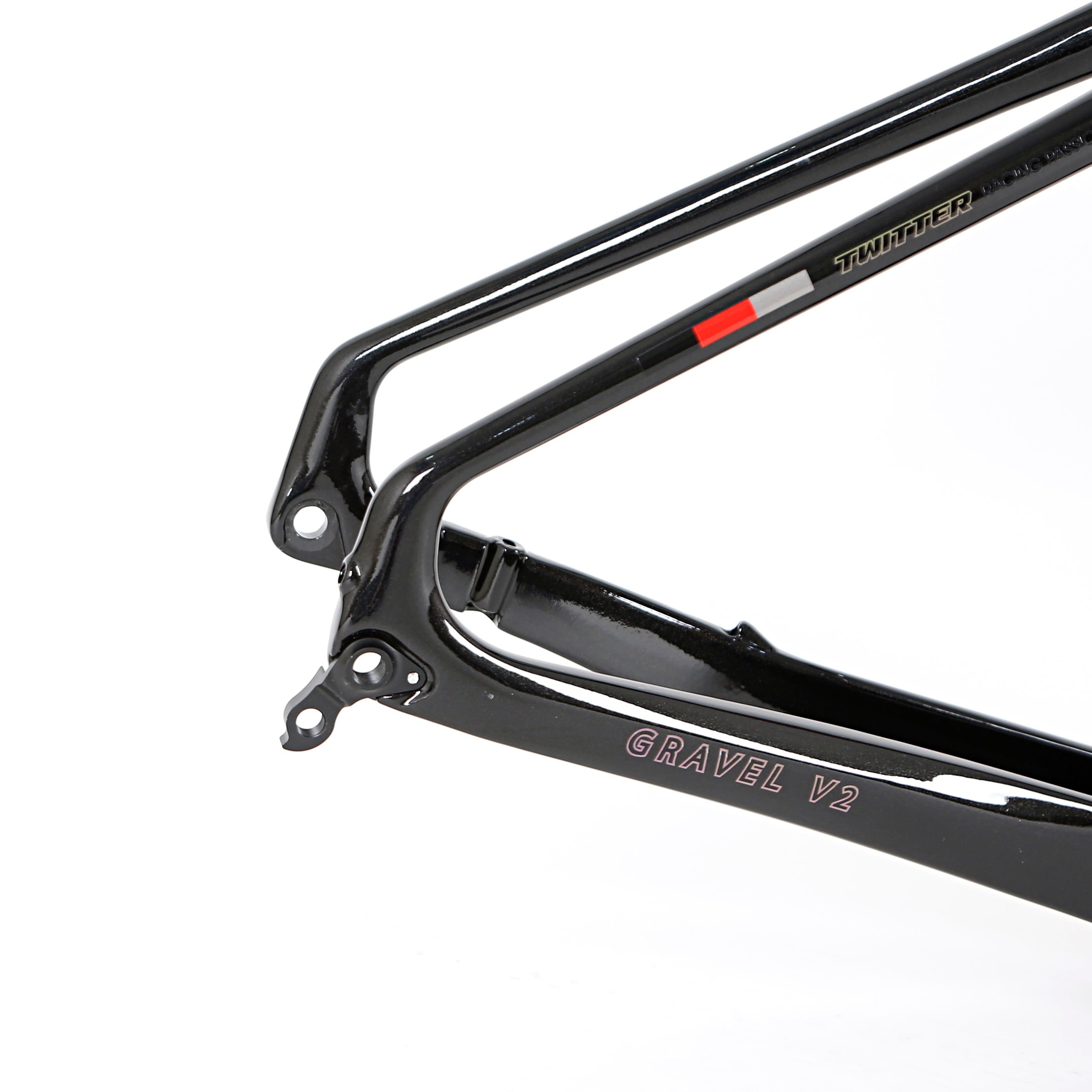 Various Colors T800 Carbon Road Bike Frame , Carbon Track Frameset Thru Axle 142mm