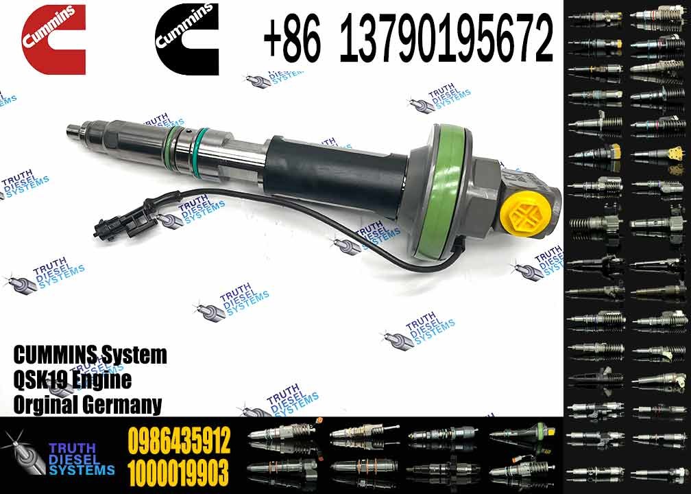 NINE Brand Hot Sales Common Rail Fuel Injector 0986435912 Diesel Injector 0 986 435 912