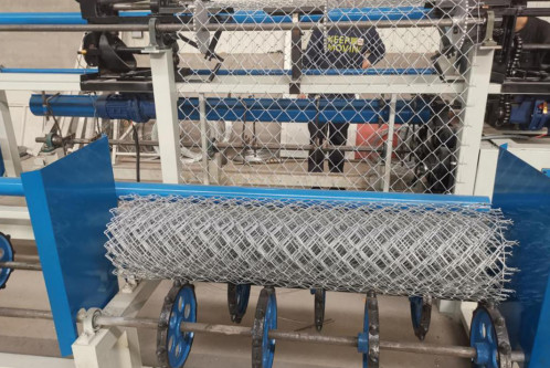 100m2/Hour 25x25mm ISO Chain Link Fence Machine