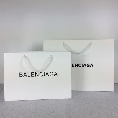 Reusable Plain White Paper Bags , Custom Made Paper Bags Smooth Soft Edge