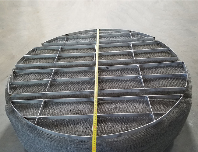 Stainless Steel Wire Mesh Demister Pad 100mm - 200mm Thickness FR 369