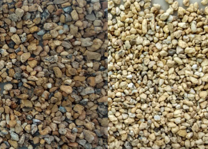 Quartz Ore Stone CCD Color Sorter Equipment With CCD Camera LED Lamps
