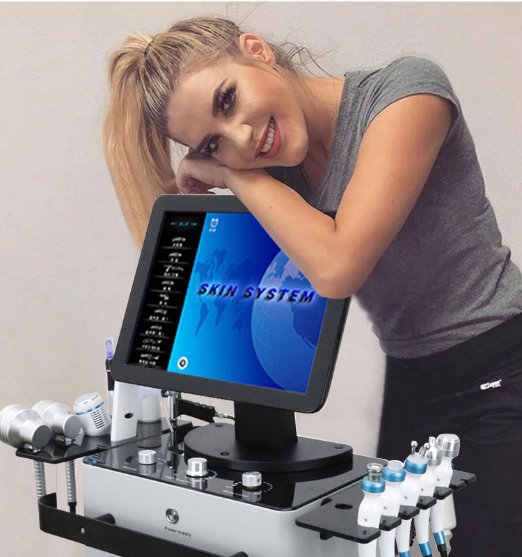 Multifunctional Hydro Dermabrasion Profession Anti Aging Diamond Peeling Injection Facial Oxygen Beauty Equiment