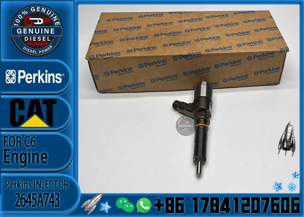 Diesel engine fuel injector 321-0990 2645A743 for 321D excavators engine diesel C6.6 injector
