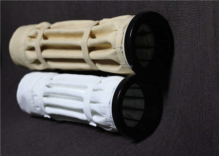 Pleated Dust Collector Filter Bags Large Filter Area Low Fatigue Damage