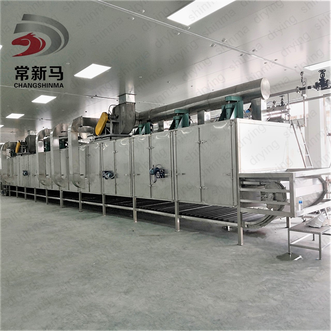 Commercial Conveyor Belt Dryer 400kg/H Stainless Steel Food Dehydrator Industrial