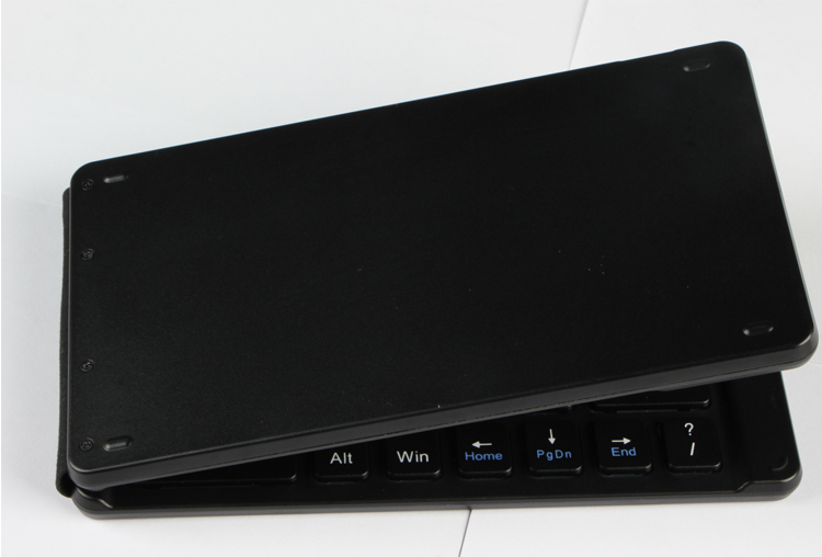 Rechargeable Full Size Folding Keyboard , Folding Wireless Keyboard Compatible IOS Android Windows