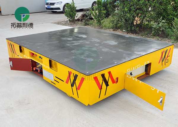 30t Trackless Battery Platform Transfer Cart For Foundry Plant Shaft Handling