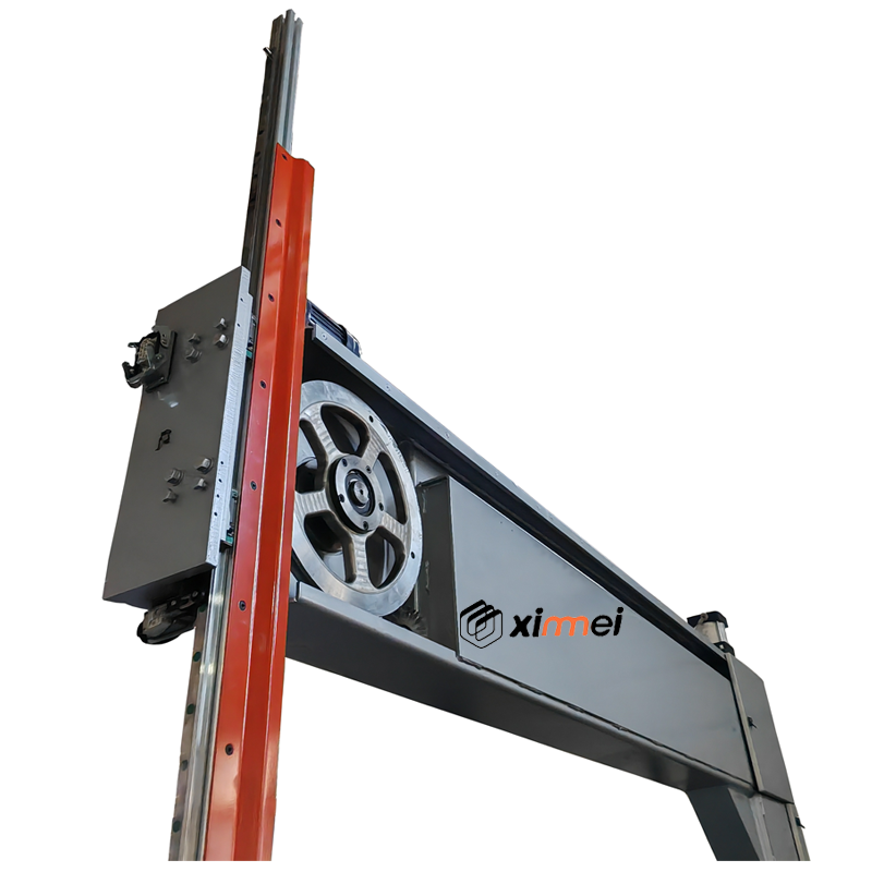 Four Guide Wheels Vertical Knife Sponge Cutting Machine With Hand Moving Aluminum Worktable High Cutting Accuracy Cutting Sponge Into Block And Strip