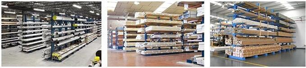 Loading 500 Kg - 1000 Kg Per Arm Cantilever Racking Solutions
